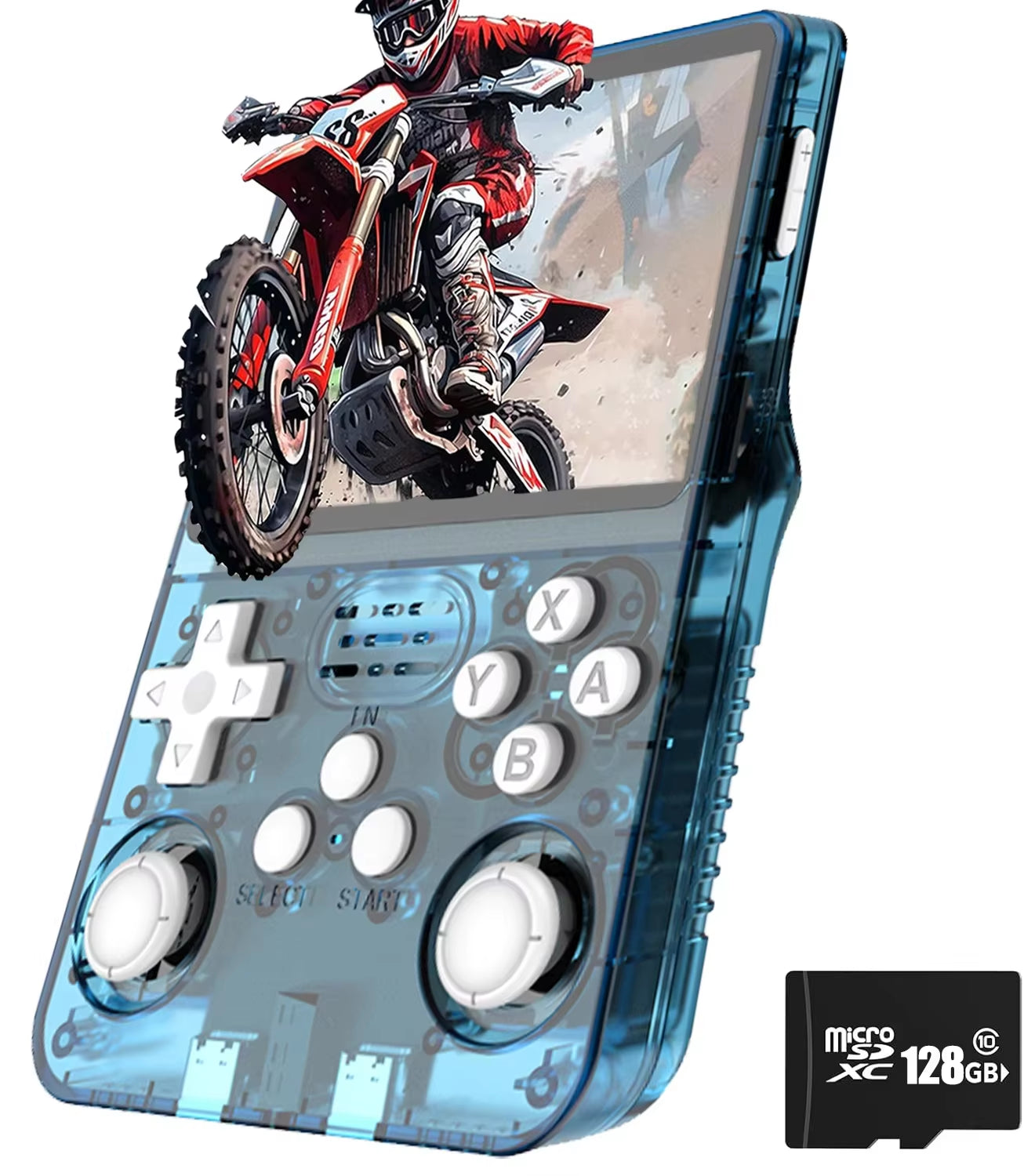 Ark R36S Retro Game Console Handheld Video Arkos 2.0 System 3.5 Inch Single Card Portable Pocket Video Player 64GB 128GB 20000 Games