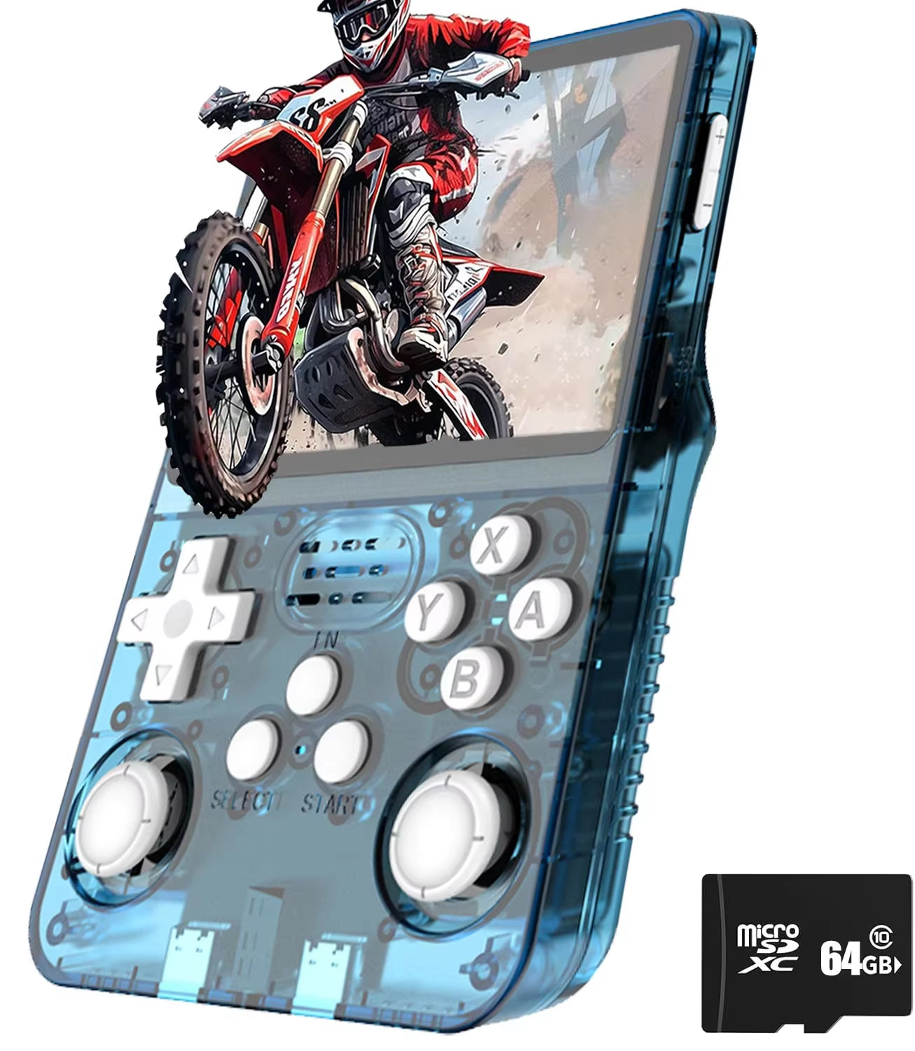 Ark R36S Retro Game Console Handheld Video Arkos 2.0 System 3.5 Inch Single Card Portable Pocket Video Player 64GB 128GB 20000 Games