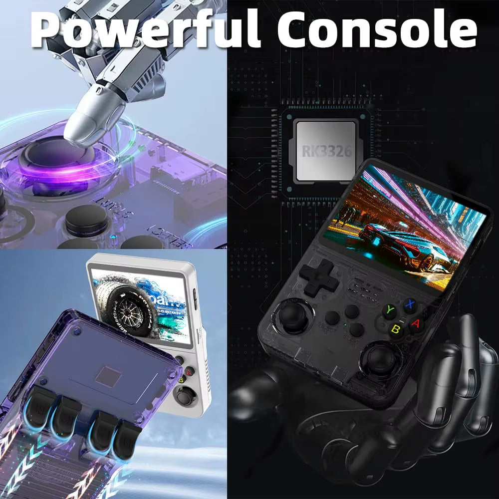 Ark R36S Retro Game Console Handheld Video Arkos 2.0 System 3.5 Inch Single Card Portable Pocket Video Player 64GB 128GB 20000 Games