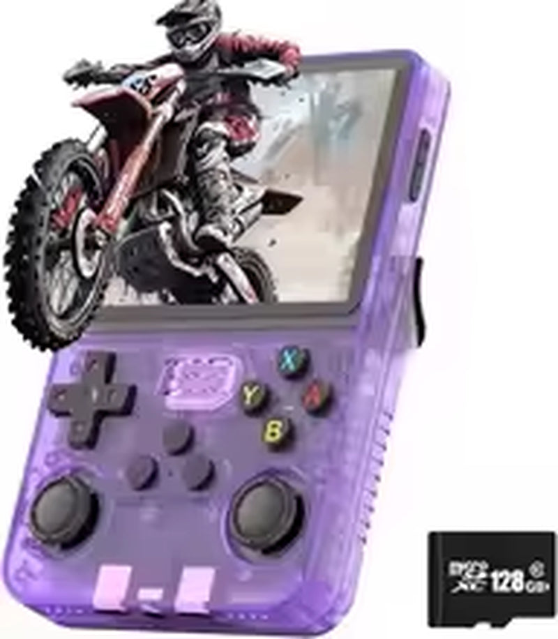 Ark R36S Retro Game Console Handheld Video Arkos 2.0 System 3.5 Inch Single Card Portable Pocket Video Player 64GB 128GB 20000 Games