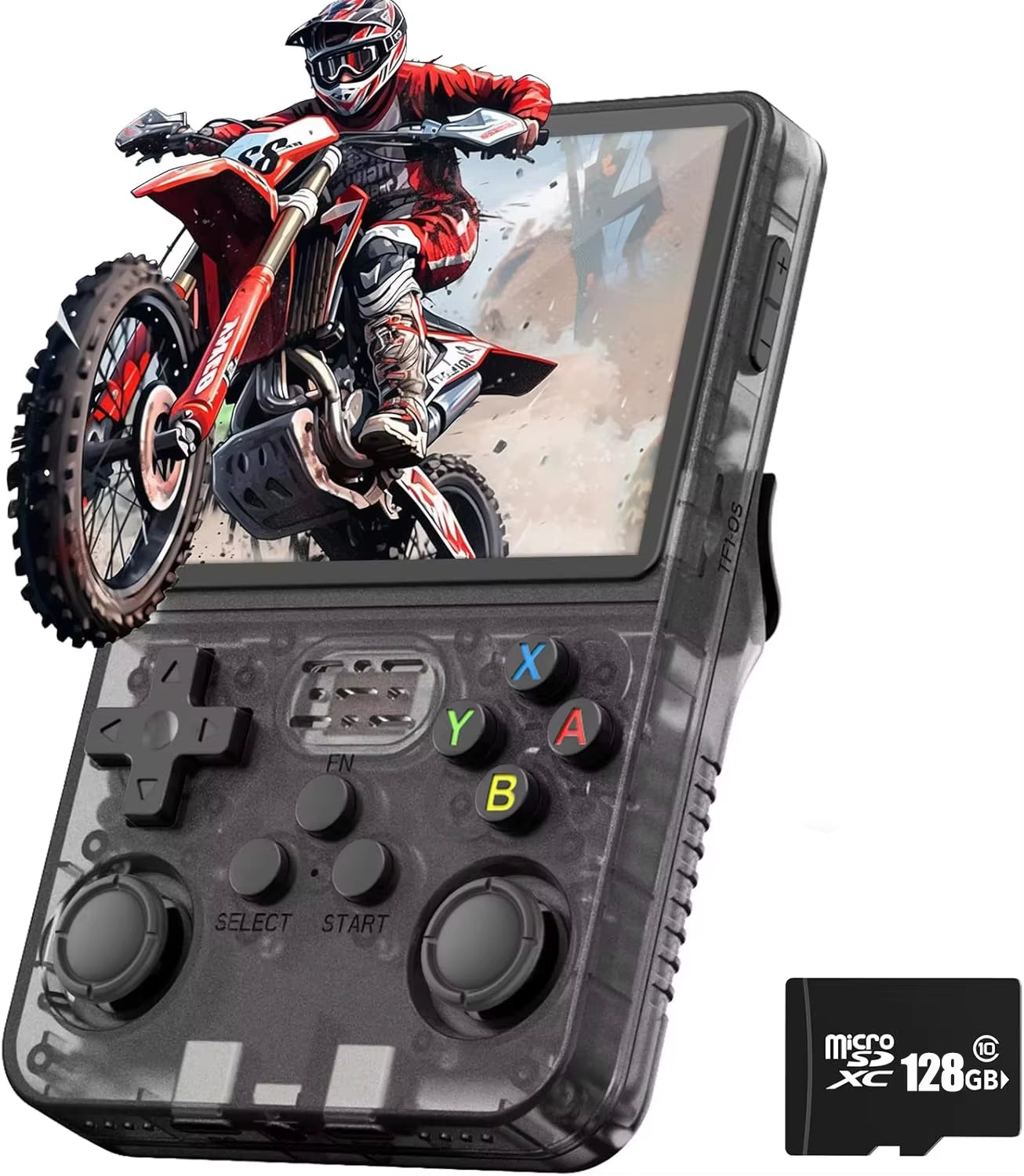 Ark R36S Retro Game Console Handheld Video Arkos 2.0 System 3.5 Inch Single Card Portable Pocket Video Player 64GB 128GB 20000 Games