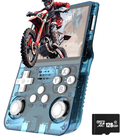 Ark R36S Retro Game Console Handheld Video Arkos 2.0 System 3.5 Inch Single Card Portable Pocket Video Player 64GB 128GB 20000 Games